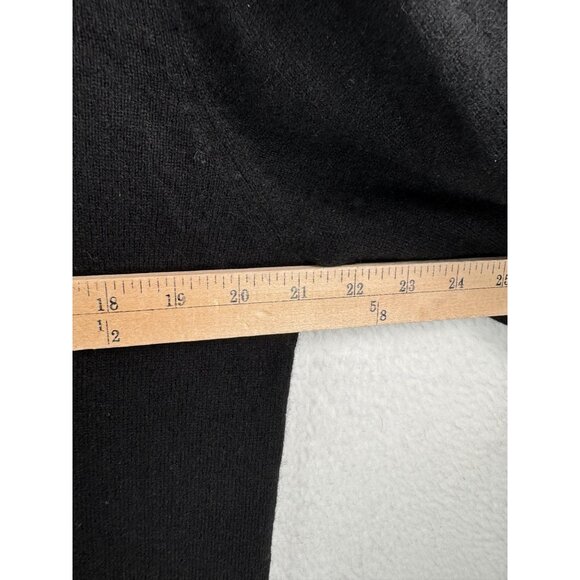 Zara FW2024 100% Cashmere Knotted long sweater dress black sz M - Picture 6 of 10